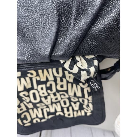 Marc By Marc Jacobs Vintage Ukita Black Soft Leather Classic Top Handle Bag Y2K - Picture 5 of 10